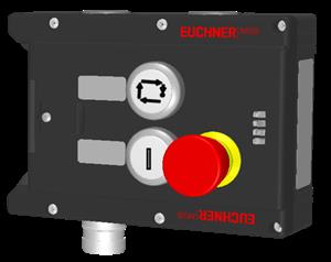 Euchner MGB-L1-ARA-AC4A1-S1-L-111103 Locking module MGB-L1-ARA (guard locking by spring force) with 2 pushbuttons, emergency stop, RC18 Turkiye