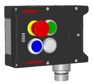 Euchner MGB-L1-ARA-AI2A1-S6-R-119923 Locking module MGB-L1-ARA, (guard locking by spring force) with 3 pushbutton, emergency stop, RC26