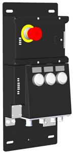 Euchner MGB-L1B-EIA-R-128323 Locking module MGB-L1-EI (guard locking by spring force) with 3 pushbuttons, emergency stop Turkiye