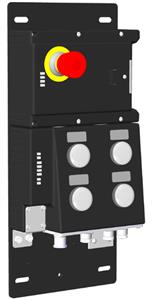 Euchner MGB-L1B-EIA-R-136388 Locking module MGB-L1-EI (guard locking by spring force) with 4 pushbuttons, emergency stop Turkiye