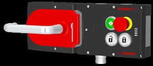 Euchner MGB-L1H-APA-L-110459 Locking set MGB-L1H-APA (guard locking by spring force) with 3 pushbuttons, emergency stop, RC18 Turkiye
