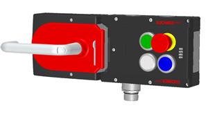 Euchner MGB-L1H-ARA-L-119926 Locking set MGB-L1H-ARA (guard locking by spring force) with 3 pushbuttons, emergency stop, RC26