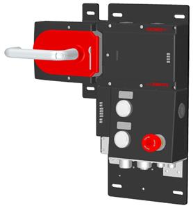 Euchner MGB-L1HB-PNA-L-121862 Locking set MGB-L1-PN (guard locking by spring force) with 3 control elements, 7/8