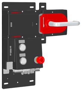 Euchner MGB-L1HB-PNA-R-121843 Locking set MGB-L1-PN (guard locking by spring force) with 3 control elements, push-pull plug