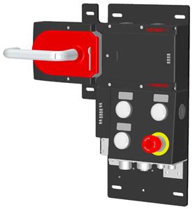 Euchner MGB-L1HB-PNC-L-121868 Locking set MGB-L1-PN (guard locking by spring force) with 4 control elements, 7/8