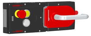 Euchner MGB-L1HE-ARA-R-110220 Locking set MGB-L1HE-ARA, (guard locking by spring force) with 2 pushbuttons, emergency stop Turkiye