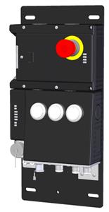 Euchner MGB-L2B-EIA-L-136522 Locking module MGB-L2-EI (guard locking by solenoid force) with 3 pushbuttons, emergency stop, RC12