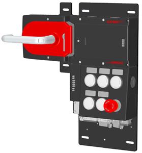 Euchner MGB-L2HB-PNA-L-121839 Locking set MGB-L2-PN (guard locking by solenoid force) with 6 control elements, push-pull plug Turkiye