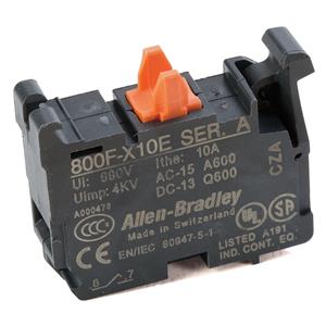 Allen Bradley 800F-X10E 22mm Contact Block 800F PB