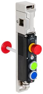 Euchner MGBS-P-L1-AR-U-R-AEE-SH-159086 MGBS-AR, M23, emergency stop, 2 pushbuttons, with escape release, door hinge on right