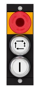 Euchner MSM-1-P-CA-BPP-D5-161589 Submodule MSM-1-P (illuminated emergency stop, 2 illuminated white pushbuttons with symbol) Turkiye