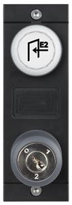 Euchner MSM-1-P-CA-LQU-E8-163612 Submodule MSM-1-P (white cover for indicators, slide-in label, key-operated rotary switch) Turkiye