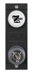 Euchner MSM-1-P-CA-LQY-H8-166861 Submodule MSM-1-P (White cover for indicators, slide-in label, key-operated rotary switch E22) Turkiye