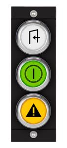 Euchner MSM-1-P-CA-PPP-F9-164660 Submodule MSM-1-P (3 illuminated pushbuttons with symbol) Turkiye