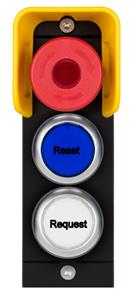 Euchner MSM-1-P-CS-BPP-F4-164333 Submodule MSM-1-P (illuminated emergency stop with protective collar, 2 illuminated pushbuttons) Turkiye