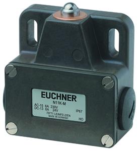 Euchner N11RL-M Precision single limit switch N11, extended roller plunger Turkiye