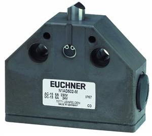 Euchner N1AD502SVM5-MC1883 Precision single limit switch N1A, chisel plunger, plug connector M12