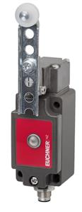 Euchner NZ2PB-511SVM5L060GEC2273 Safety switch NZPB, lever arm with plastic roller, plug connector SVM5