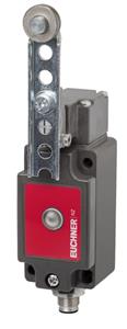 Euchner NZ2PS-511SVM5L060GE Safety switch NZPS, adjustable lever arm with steel roller, plug connector M12