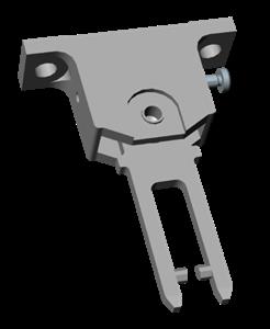 Euchner RADIUSBETAETIGER-P-LRN Hinged actuator, left/right, for safety switch NP/GP/TP, increased overtravel Turkiye