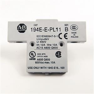 Allen Bradley 194E-E-PL11 Auxiliary Contact Block Turkiye