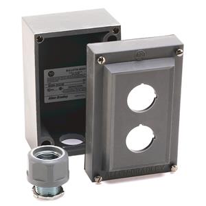 Allen Bradley 800H-2HZ4RM2 800H 30 mm Push-Button Enclosure