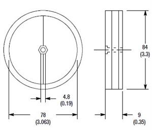 Allen Bradley 92-89 Reflectors for Photo Sensor
