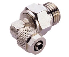 Norgren 242470618 Push-on tube fittings, Adaptor, Swivel elbow, 6/4, G1/8 Turkiye