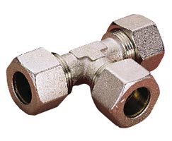 Norgren 430601400 Compression fittings external nut, Connector, Tee, 14mm Turkiye