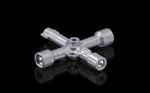 Rittal SZ 2549.500 Üniversal anahtar; 5 mm double-bit uçlu, 7 mm ve 8 mm üçgen ve dörtgen ucun yanı sıra alyan yuvarlak başlı cıvata boyut 25 ve 30 için bit adaptörü ve döndürme biti ile Turkiye