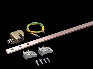 Rittal DK 7548.000 DK Topraklama barası, dikey, U: 1945 mm, topraklama kabloları 15x 6 mm², U: 500 mm, kablo bağlantı terminalleri: 16x 2,5-16 mm² Turkiye
