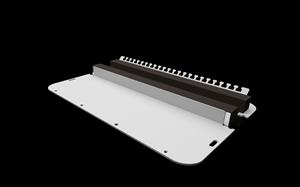 Rittal SZ 2567.450 SZ Metal flanş plakası iki parçalı, AX için, elastik sıkma profili, GD: 436x221 mm, flanş plakası boyutu 7 için Turkiye