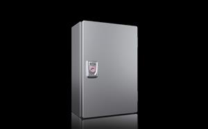 Rittal KX 1584.000 KX E-Box, GYD: 200x300x120 mm, paslanmaz çelik 14301, montaj plakalı, tek kapılı, mandallı kilitli Turkiye