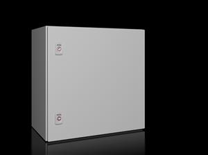 Rittal AX 1350.000 AX kompakt pano, GYD: 500x500x300 mm, çelik sac, montaj plakalı, tek kapılı, iki mandallı kilit Turkiye