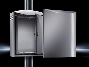 Rittal CS 9791.025 CS Wall-mounted enclosure, WHD: 420x560x210 mm, aluminum, with mounting plate, Enclosure-within-an-enclosure concept Turkiye
