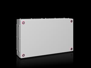 Rittal KX 1537.000 KX terminal kutusu, GYD: 500x300x120 mm, çelik sac, montaj plakasız, kapaklı, kablo giriş plakası