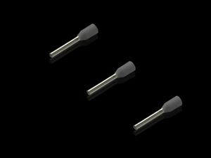 Rittal AS 4051.641 Kablo uç yüksükleri, kablo montajı için, 075 mm², AWG 18, gri, 10 mm, dökme (10'lu paket – her birinde 100 adet), 1000 adet