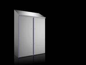 Rittal HD 1319.600 HD kompakt pano, GYD: 1010x1250(H1)x1480(H2)x400 mm, paslanmaz çelik, 14301, montaj plakalı, menteşeli kapılı ve silikon contalı Turkiye