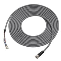 Keyence OP-88841 Power cable, M12 L-coded 5-pin to Flying lead, 5m, for PoE switch or lighting controller