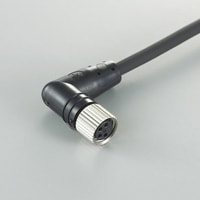 Keyence OP-85497 Connector Cable M8 L-shaped 2-m PVC