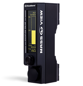 Bronkhorst MASS-VIEW® MV-108 Mass Flow Meter for gases with integrated display Turkiye