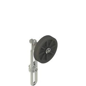 Pizzato VF L35-R27 Adjustable lever with overhanging rubber roller, 50 mm diameter