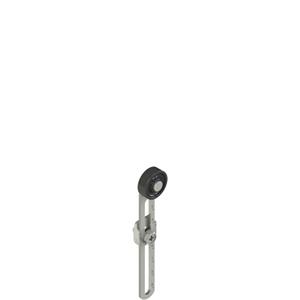 Pizzato VN A00KP Adjustable length straight metal revolving lever with technopolymer roller Ø 20 mm