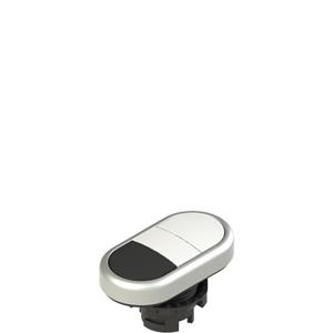 Pizzato E2 1PDRL90221 Double lower flush pushbutton, without marking Turkiye