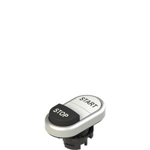 Pizzato E2 1PDSL9AAAN Double lower projecting pushbutton, with marking Turkiye