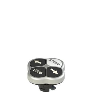 Pizzato E2 1PQFA9QAAC Quadruple pushbutton