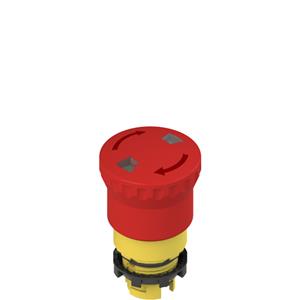 Pizzato E2 1PERF4531 Turn to release emergency pushbutton with mechanical indicator Turkiye
