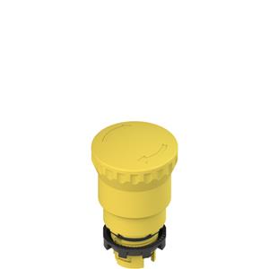 Pizzato E2 1PERZ4551 Yellow mushroom pushbutton, turn to release Turkiye