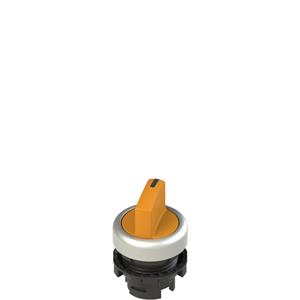 Pizzato E2 1SL12AVD89AB Illuminated short handle selector, 2 positions orange with marking Turkiye