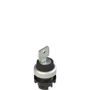 Pizzato E2 1SC2DVA19AA Key selector, 2 positions black without marking Turkiye